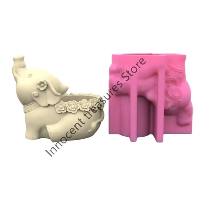 3XUA Flower Pots Silicone Molds Elephant Vase Flowerpot Epoxy Resin Casting Molds
3XUA Flower Pots Silicone Molds Elephant Vase Flowerpot Epoxy Resin Casting Molds