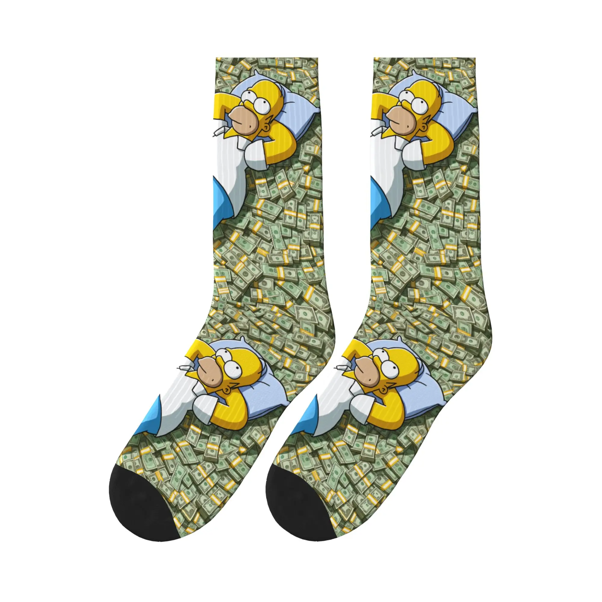 Homer S-Simpsons Money Bed Funny Meme Socks Gothic Stockings Spring Anti Men's Socks Comfortable Pattern Running Sports Socks
Homer S-Simpsons Money Bed Funny Meme Socks Gothic Stockings Spring Anti Men's Socks Comfortable Pattern Running Sports Socks