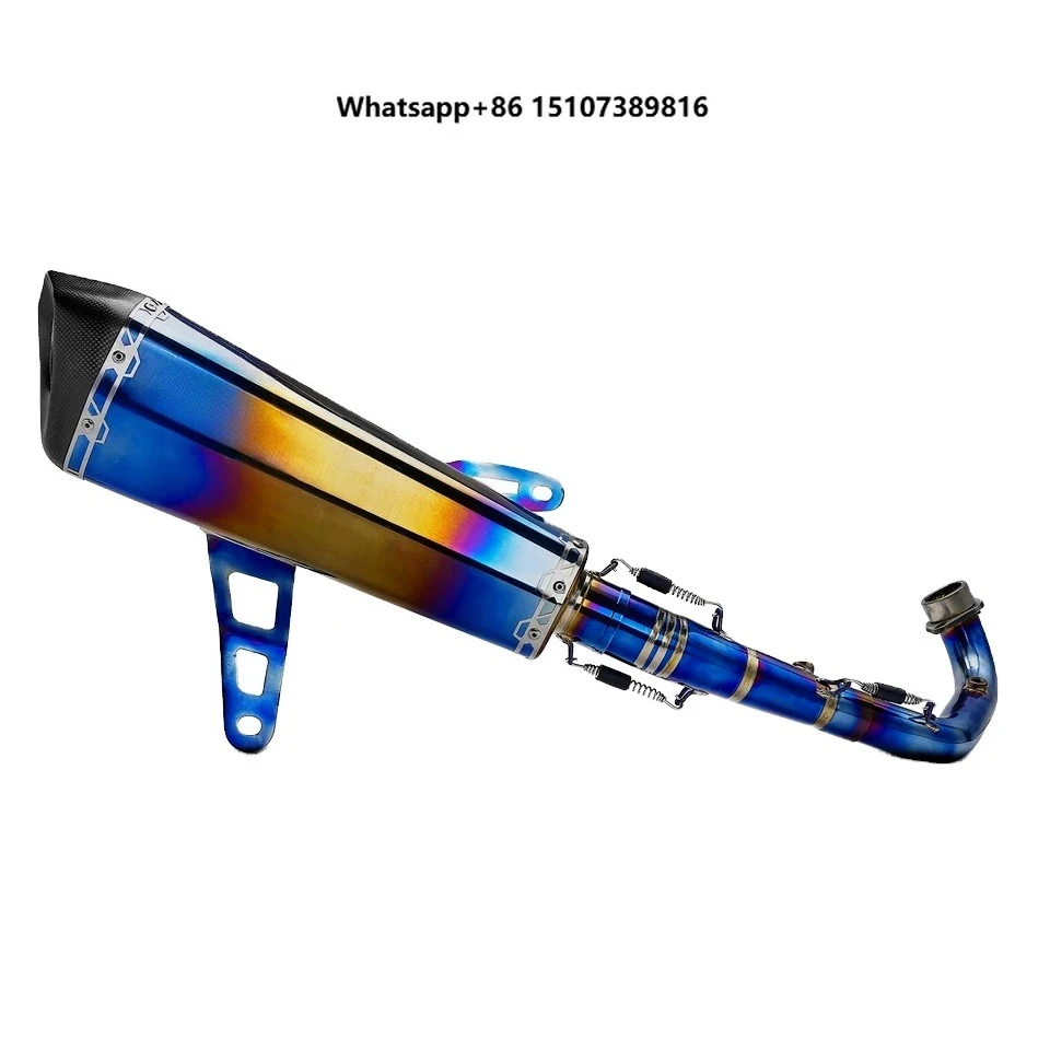 368G 368E Motorcycle Exhaust System Modification New Blue Carbon Fiber Tip Cover High Performance Stainless Steel Right
368G 368E Motorcycle Exhaust System Modification New Blue Carbon Fiber Tip Cover High Performance Stainless Steel Right