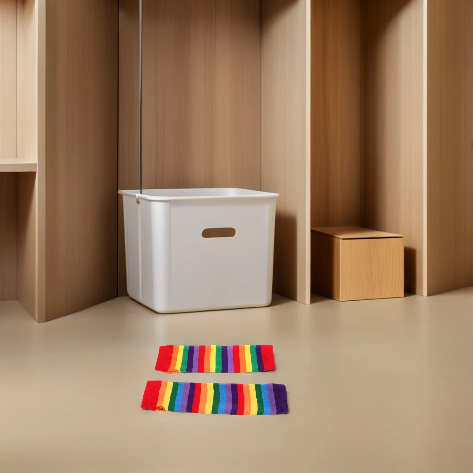 2Pairs Rainbow Gloves Fingerless Knitted Winter Gloves Soft Cotton for Women Teens Colorful Party Costume Accessories
2Pairs Rainbow Gloves Fingerless Knitted Winter Gloves Soft Cotton for Women Teens Colorful Party Costume Accessories