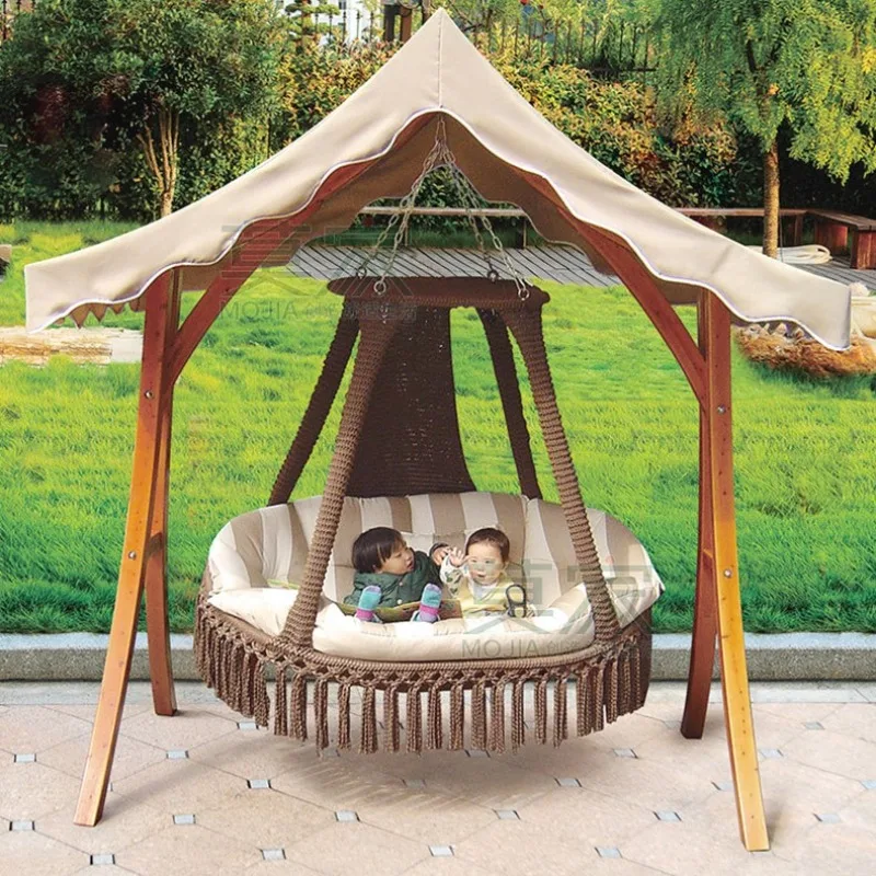Outdoor swing South East Asia swing rocking balcony courtyard Solid wood deck Leisure furniture Cradle Hanging chair basket
Outdoor swing South East Asia swing rocking balcony courtyard Solid wood deck Leisure furniture Cradle Hanging chair basket