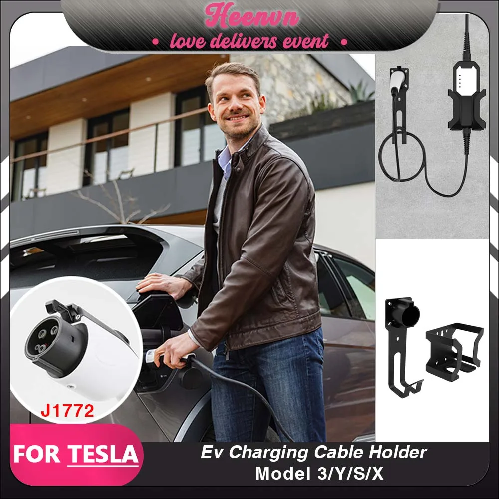 EV Charger Cable Wall Mount Holder For Tesla Model 3 Y 2025 Accessories Charger Holder Connector Bracket For Model S X 2024
EV Charger Cable Wall Mount Holder For Tesla Model 3 Y 2025 Accessories Charger Holder Connector Bracket For Model S X 2024