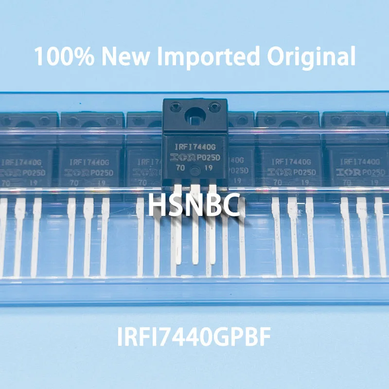 10Pcs/Lot IRFI7440G IRFI7440GPBF IRFI7440 FI7440G TO-220F 40V 95A MOSFET N-channel Power Transistor 100% New Imported Original
10Pcs/Lot IRFI7440G IRFI7440GPBF IRFI7440 FI7440G TO-220F 40V 95A MOSFET N-channel Power Transistor 100% New Imported Original