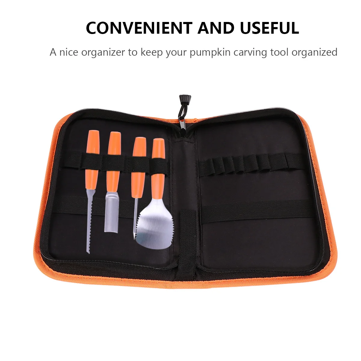 1Pcs Ecofriendly Pumpkin Carving Tool Organizer 13 Compartments Halloween Tools Storage Bag Dustproof Pumpkin Carving Tool Bag
1Pcs Ecofriendly Pumpkin Carving Tool Organizer 13 Compartments Halloween Tools Storage Bag Dustproof Pumpkin Carving Tool Bag