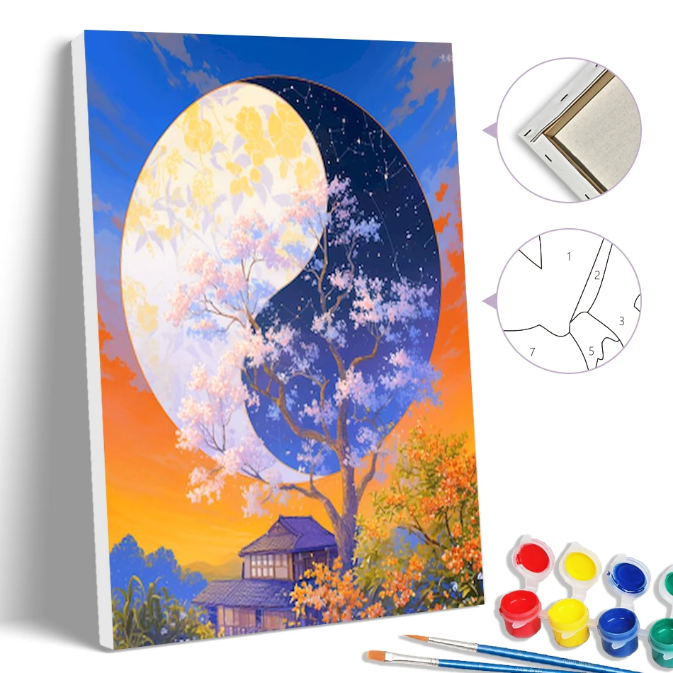SDOYUNO Painting By Numbers Simple 20X30cm With Frame Diy Eight Trigrams Formation Abstract scenery Drawing On Canvas Oil Art
SDOYUNO Painting By Numbers Simple 20X30cm With Frame Diy Eight Trigrams Formation Abstract scenery Drawing On Canvas Oil Art