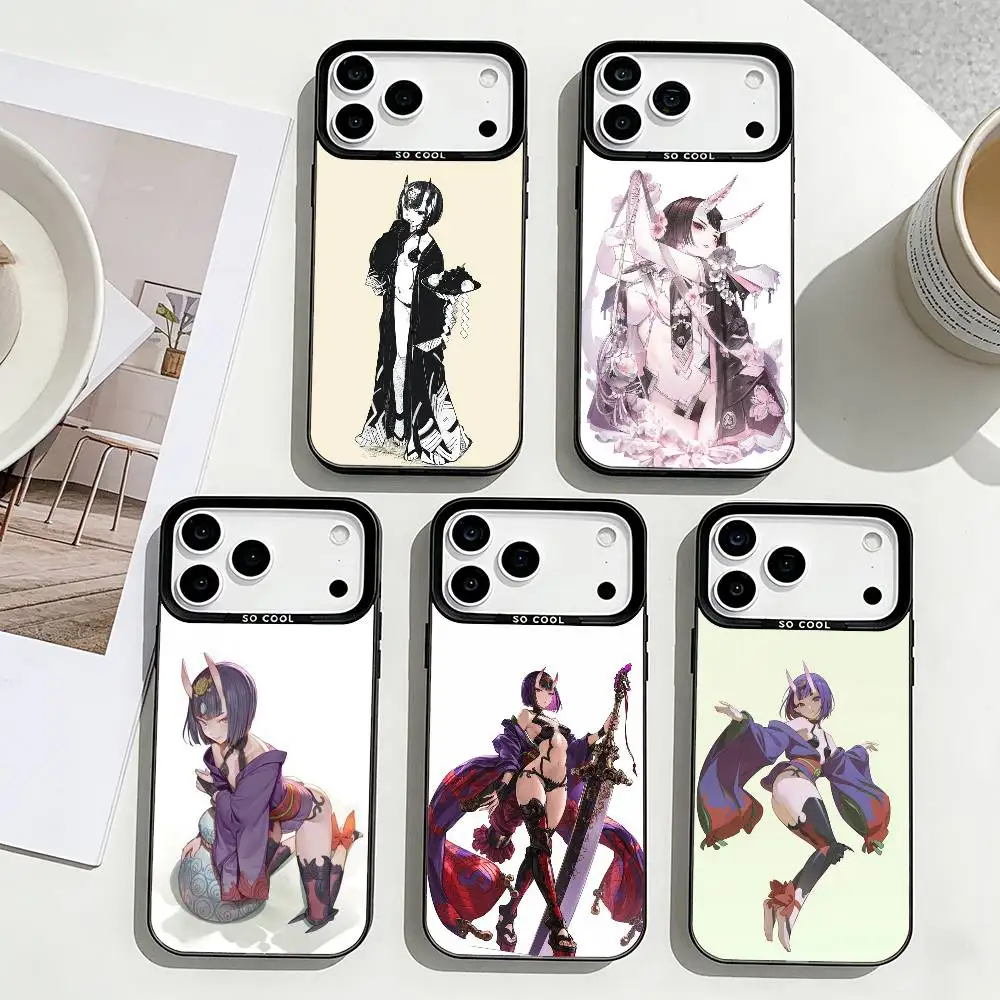 Fate Shuten Douji Phone Case For iPhone17,16,15,14,13,12,Pro Max Black Colored Silver Plated Inside Cover
Fate Shuten Douji Phone Case For iPhone17,16,15,14,13,12,Pro Max Black Colored Silver Plated Inside Cover