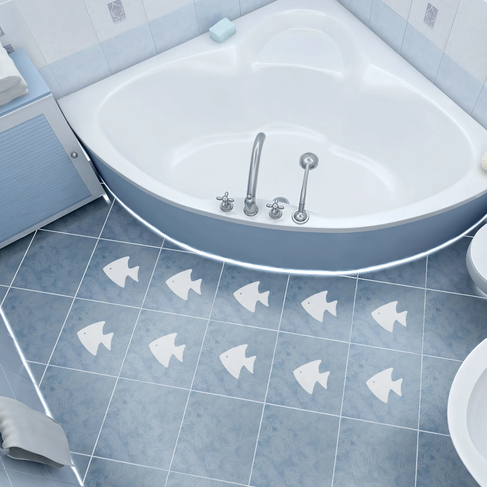 12pcs Anti Slip Transparent Fish Design Bathroom Bathtub Shower Floor Non Slip Tub Stickers Adhesive Tape Tiles Sinks PVC
12pcs Anti Slip Transparent Fish Design Bathroom Bathtub Shower Floor Non Slip Tub Stickers Adhesive Tape Tiles Sinks PVC