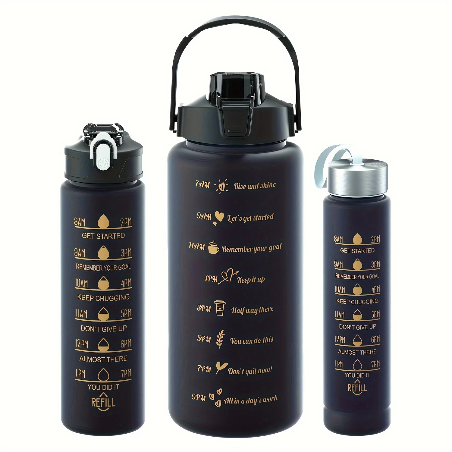 Large capacity plastic straw cup gradient space pot outdoor sports water cup three piece set, insulated and convenient to carry
Large capacity plastic straw cup gradient space pot outdoor sports water cup three piece set, insulated and convenient to carry