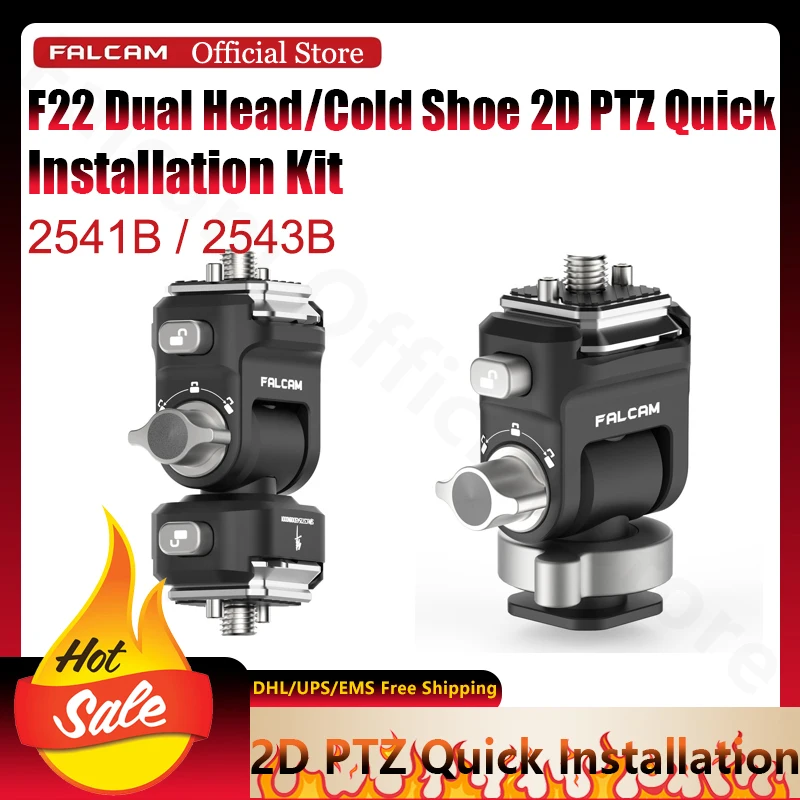 Falcam Official Store - Falcam Dual Head/cold Shoe 2D Ptz Quick Installation Kit 2541B 2543B Universal Horizontal 360 Rotation
Falcam Official Store - Falcam Dual Head/cold Shoe 2D Ptz Quick Installation Kit 2541B 2543B Universal Horizontal 360 Rotation