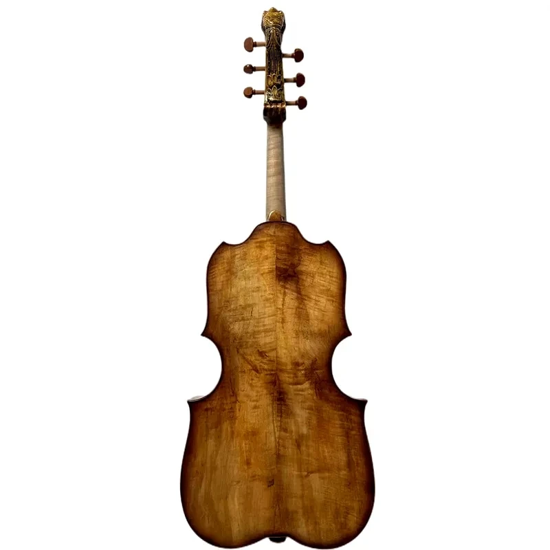 6 String 29 1/2" new Bass SONG Maestro Viola da Gamba Carved scroll Viola Type Viola,Good workmanship, Beautiful carving
6 String 29 1/2" new Bass SONG Maestro Viola da Gamba Carved scroll Viola Type Viola,Good workmanship, Beautiful carving