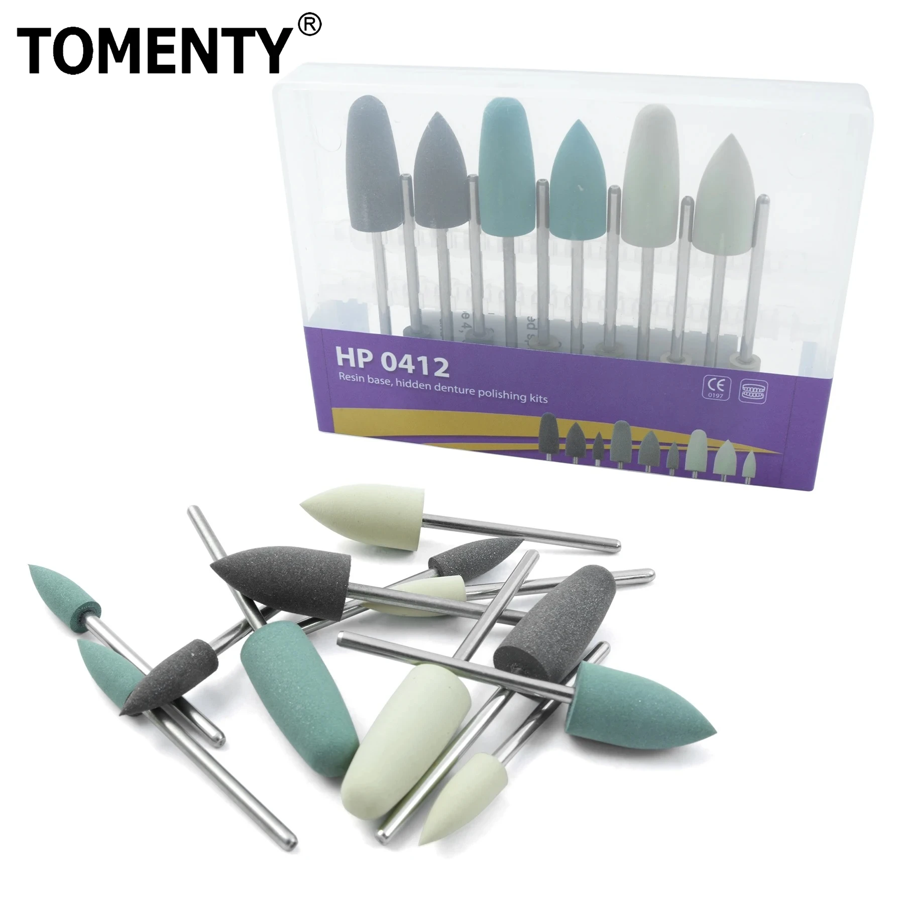 HP0412 Dental Composite Polish Kit Silicone Grinding Heads Teeth Polisher Acrylic Polishing Burs Kit For Low-Speed Handpiece
HP0412 Dental Composite Polish Kit Silicone Grinding Heads Teeth Polisher Acrylic Polishing Burs Kit For Low-Speed Handpiece