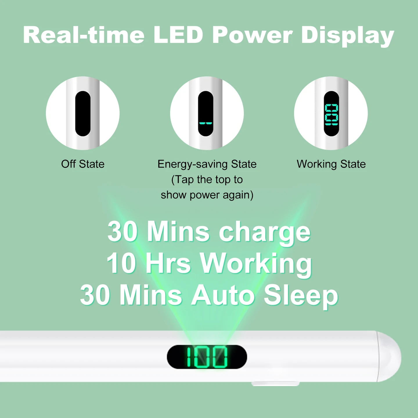 Universal Stylus Pen With LED Digital Power Display For iPad Samsung Huawei Xiaomi Tablet Pen For Android IOS Windows Touch Pen
Universal Stylus Pen With LED Digital Power Display For iPad Samsung Huawei Xiaomi Tablet Pen For Android IOS Windows Touch Pen