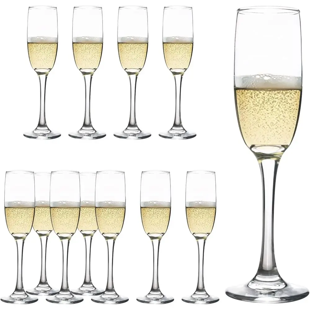 Набор из 12 классических бокалов для шампанского объемом 6 унций для свадьбы, дня рождения, юбилея, вечеринки
Набор из 12 классических бокалов для шампанского объемом 6 унций для свадьбы, дня рождения, юбилея, вечеринки