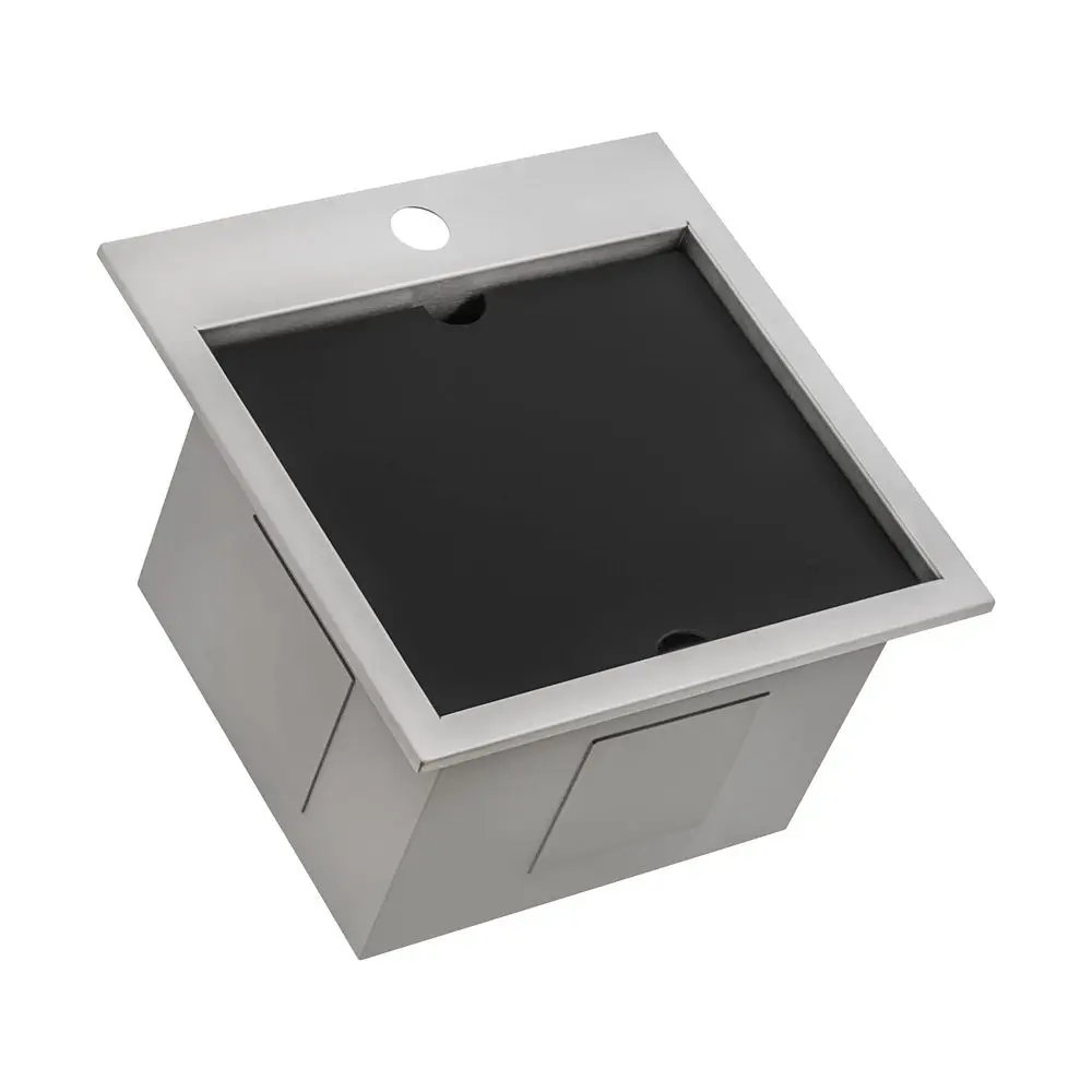 Outdoor BBQ Workstation Sink 15 x 15 inch Topmount Marine Grade T316 Stainless Steel RV Boat Tiny Home RVQ5215
Outdoor BBQ Workstation Sink 15 x 15 inch Topmount Marine Grade T316 Stainless Steel RV Boat Tiny Home RVQ5215