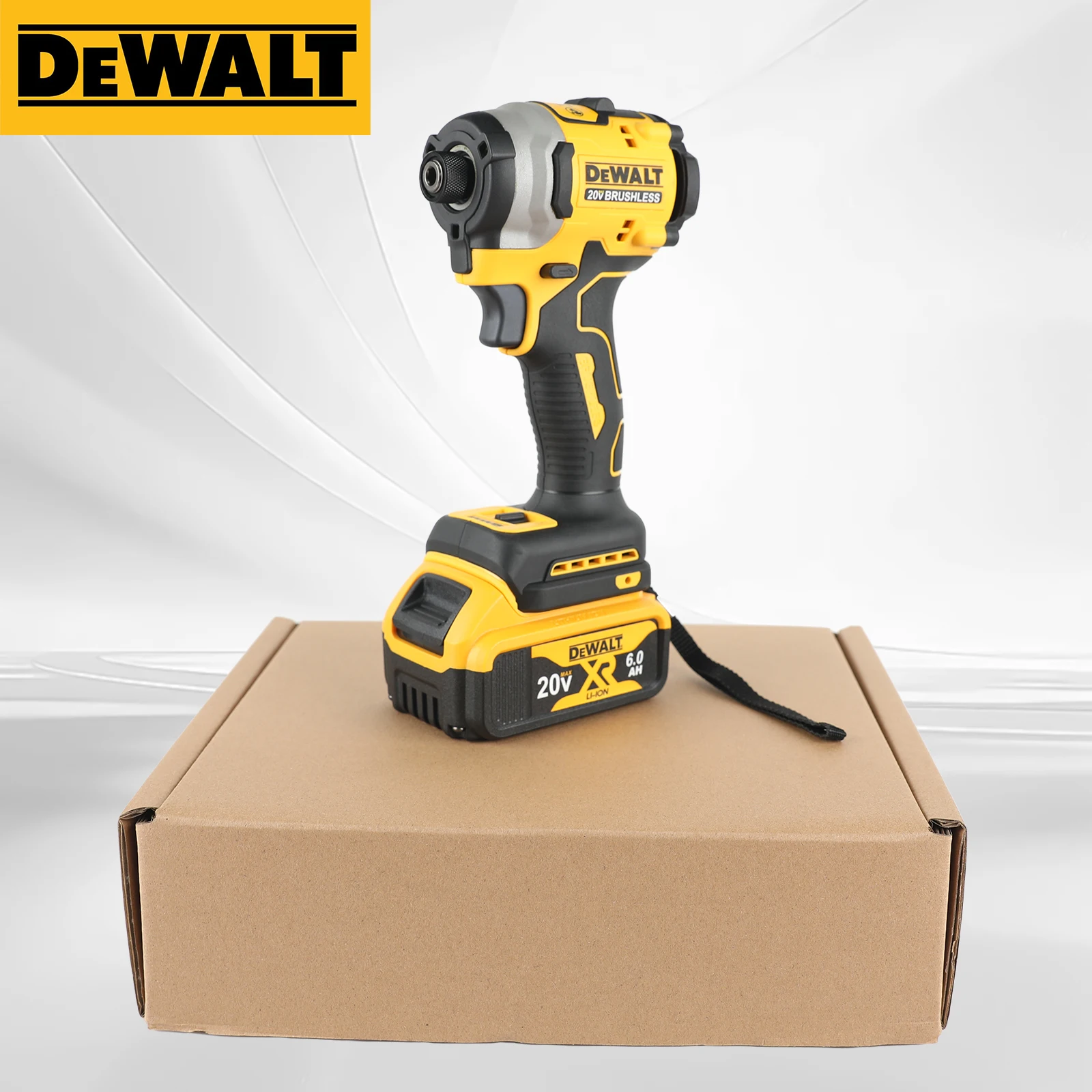 Электрический ударный гайковерт DEWALT 20 В, крутящий момент 205 Нм, бесступенчатая скорость 0-3250 об/мин, переключатель вперед/назад для крепления и ослабления болтов
Электрический ударный гайковерт DEWALT 20 В, крутящий момент 205 Нм, бесступенчатая скорость 0-3250 об/мин, переключатель вперед/назад для крепления и ослабления болтов