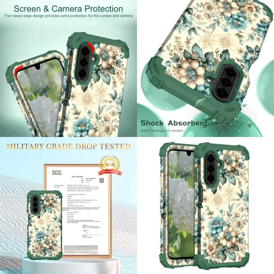 for Galaxy A26 5G Case, Heavy Duty Shockproof Protection Soft Silicone Rubber Bumper+Hard Plastic Hybrid Protective Case 6.7 Di
for Galaxy A26 5G Case, Heavy Duty Shockproof Protection Soft Silicone Rubber Bumper+Hard Plastic Hybrid Protective Case 6.7 Di