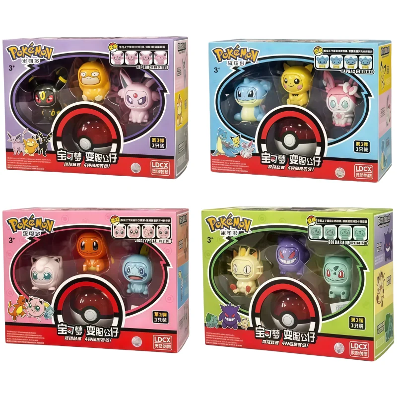 Pokemon Face Changing Pokeball Set Toy Pikachu Action Figure Anime Model Collectible Desktop Ornament Fans Birthday Gifts
Pokemon Face Changing Pokeball Set Toy Pikachu Action Figure Anime Model Collectible Desktop Ornament Fans Birthday Gifts