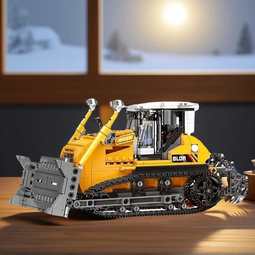 Technic Bulldozer Building Blocks, Engineering Dozer Model, DIY Bricks Kit for Collectors
Technic Bulldozer Building Blocks, Engineering Dozer Model, DIY Bricks Kit for Collectors
