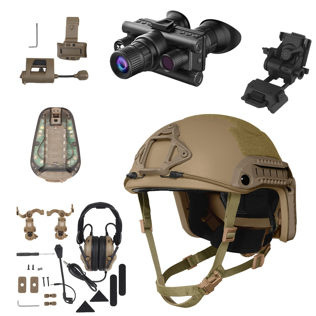 FAST Tactical Bulletproof Helmet with Night Vision Noise Reduction Headset Outdoor Hunting Airgun Shooting Protective Helmet Se
FAST Tactical Bulletproof Helmet with Night Vision Noise Reduction Headset Outdoor Hunting Airgun Shooting Protective Helmet Se