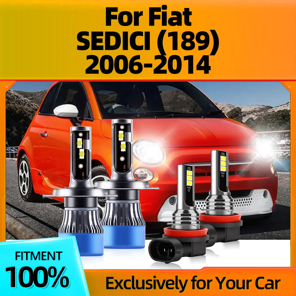 2/4Pcs Led Headlight Auto Light Bulb 12V Car Fog Lamp 6000K For Fiat SEDICI (189) 2006 2007 2008 2009 2010 2011 2012 2013 2014
2/4Pcs Led Headlight Auto Light Bulb 12V Car Fog Lamp 6000K For Fiat SEDICI (189) 2006 2007 2008 2009 2010 2011 2012 2013 2014