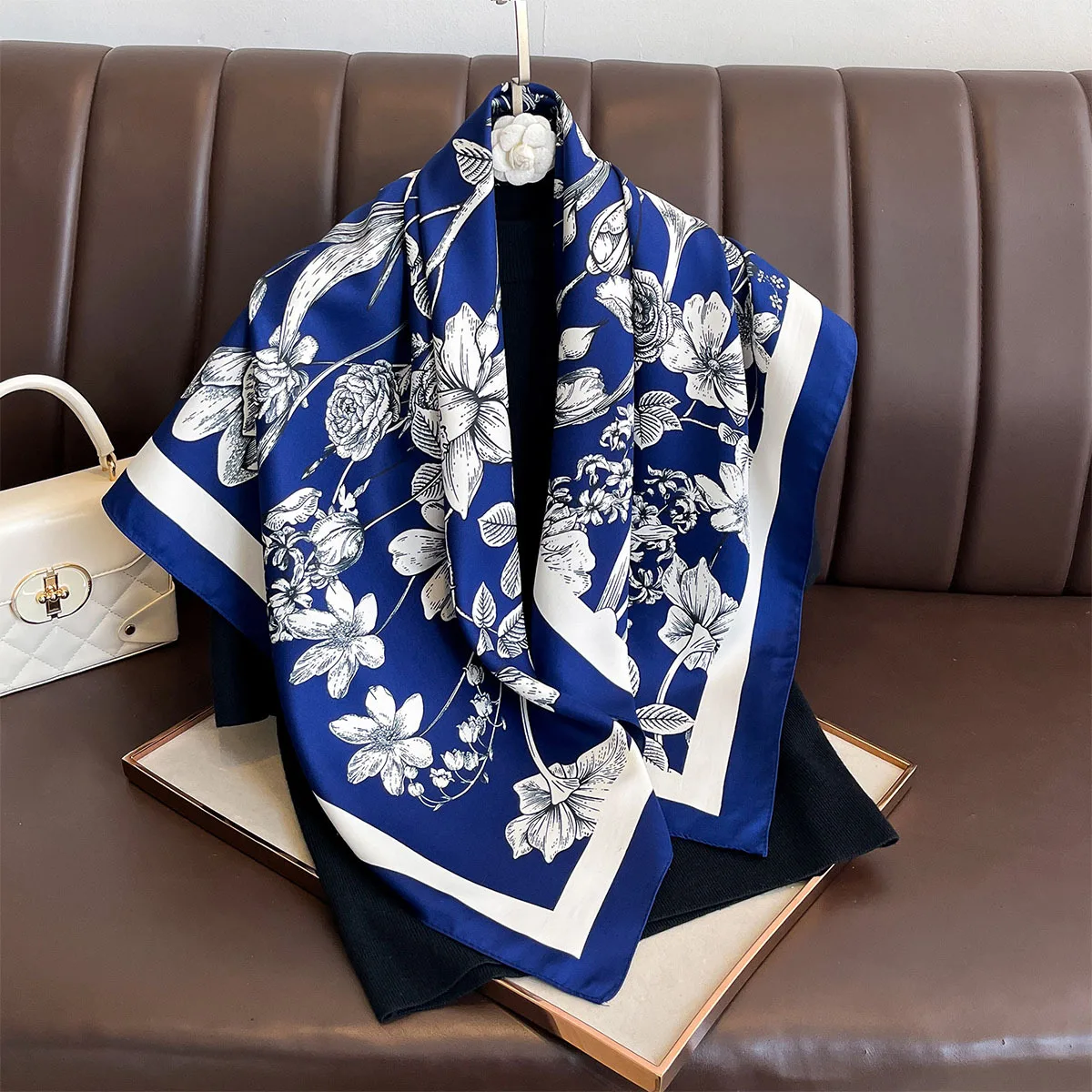 90*90Cm Square Scarf Twill Silk Feeling Women Head Shawls and Wraps Luxury Hair Tree Print Neck Scarves Hijab Bandana Pashmina
90*90Cm Square Scarf Twill Silk Feeling Women Head Shawls and Wraps Luxury Hair Tree Print Neck Scarves Hijab Bandana Pashmina