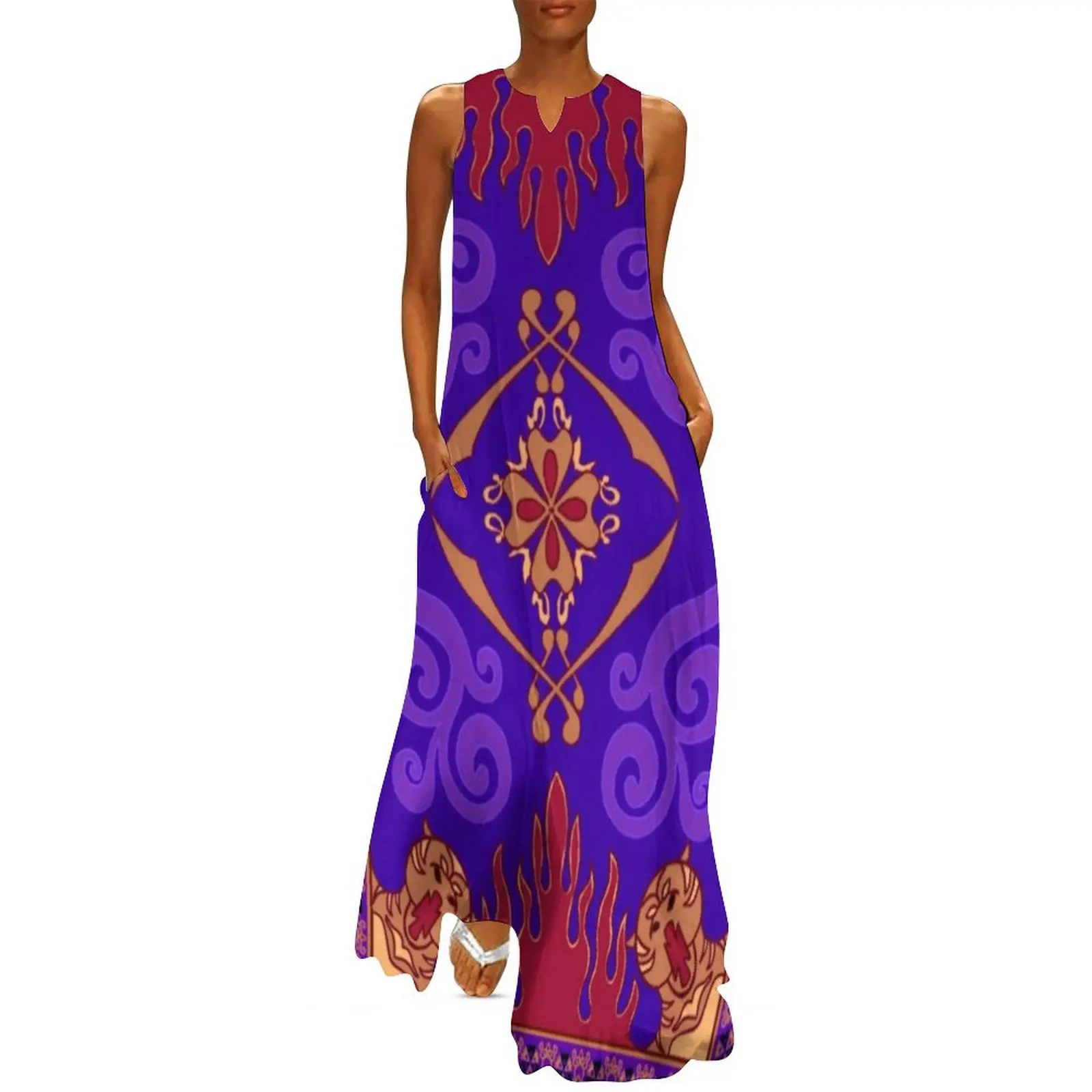 Aladdin 1992 Magic Carpet Long Dress elegant and pretty women's dresses Female clothing
Aladdin 1992 Magic Carpet Long Dress elegant and pretty women's dresses Female clothing