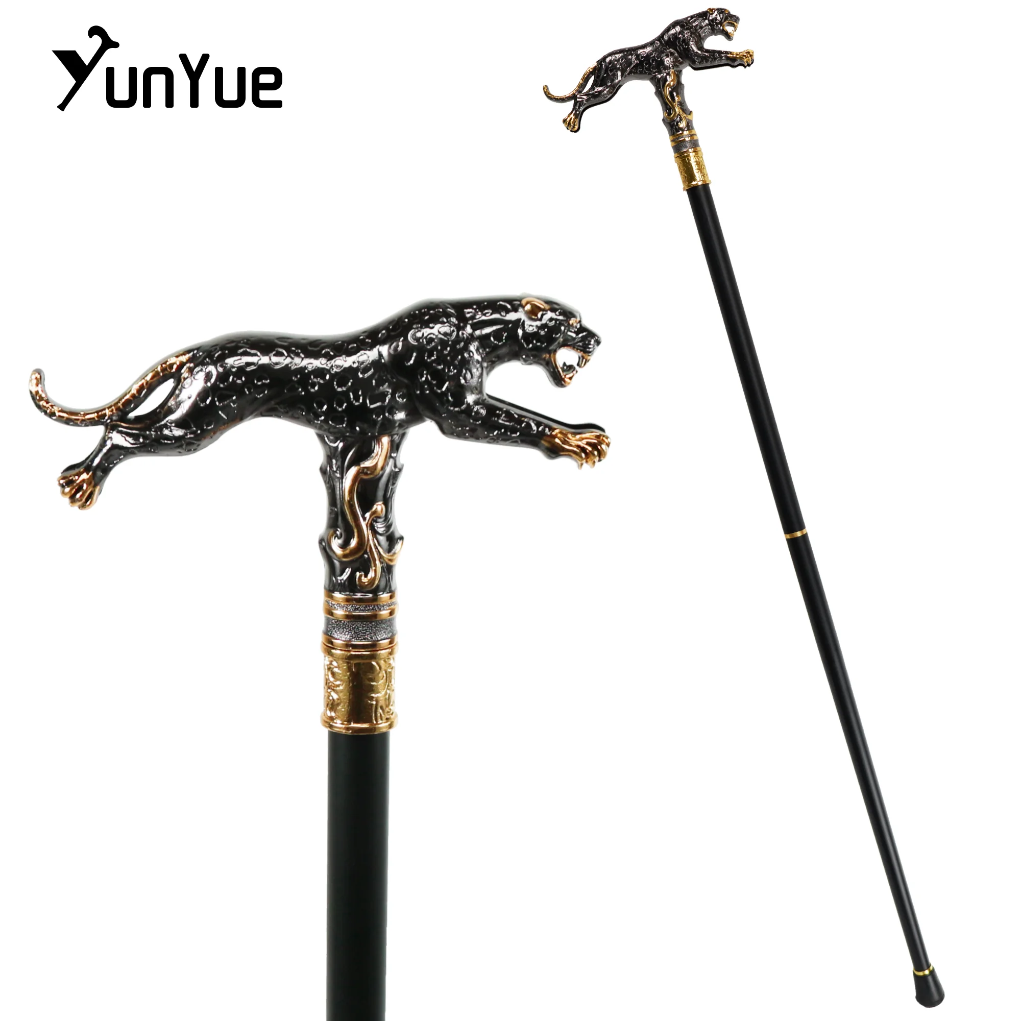 Vintage Black Jaguar Metal Walking Cane Gentleman Scepter Collections Elegant Walking Stick Cosplay Photography Props Crutch
Vintage Black Jaguar Metal Walking Cane Gentleman Scepter Collections Elegant Walking Stick Cosplay Photography Props Crutch