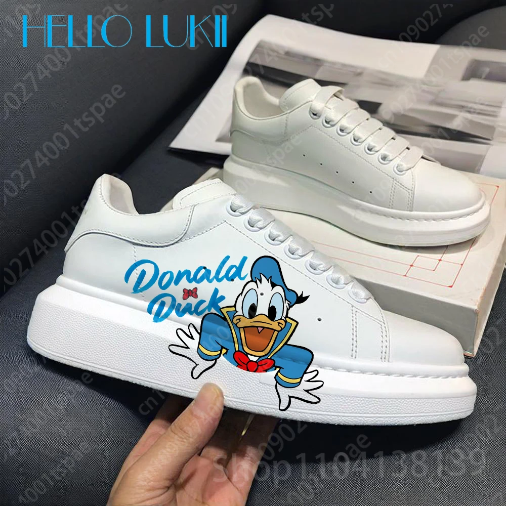 Donald Duck Printing casual small White shoes man woman soft sole durable Sports running shoes Christmas Gift
Donald Duck Printing casual small White shoes man woman soft sole durable Sports running shoes Christmas Gift