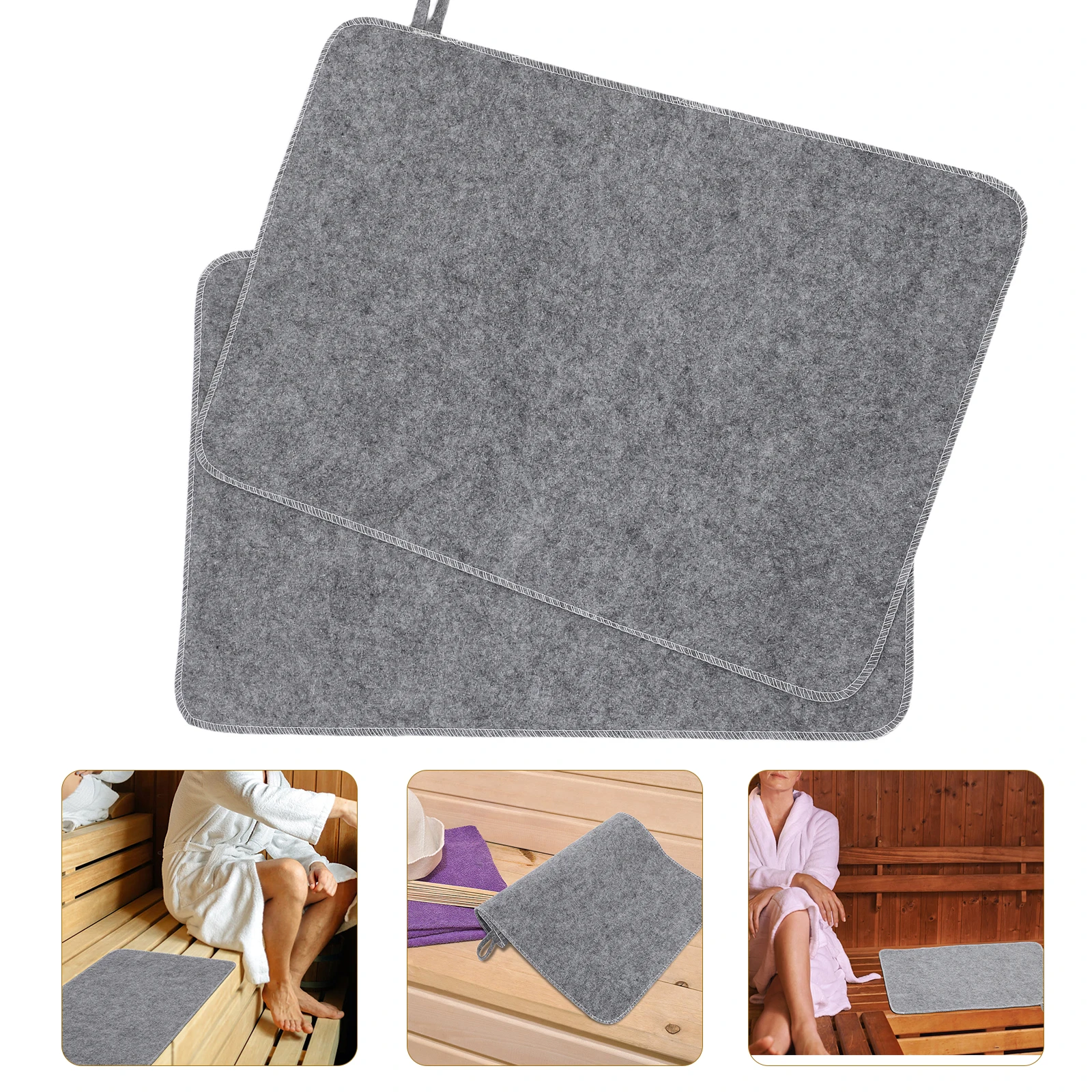 2 Pcs Sauna Sweat Room Cushion Portable Accessories Steam Home Floor Mat Bench Pad Grey Cover
2 Pcs Sauna Sweat Room Cushion Portable Accessories Steam Home Floor Mat Bench Pad Grey Cover