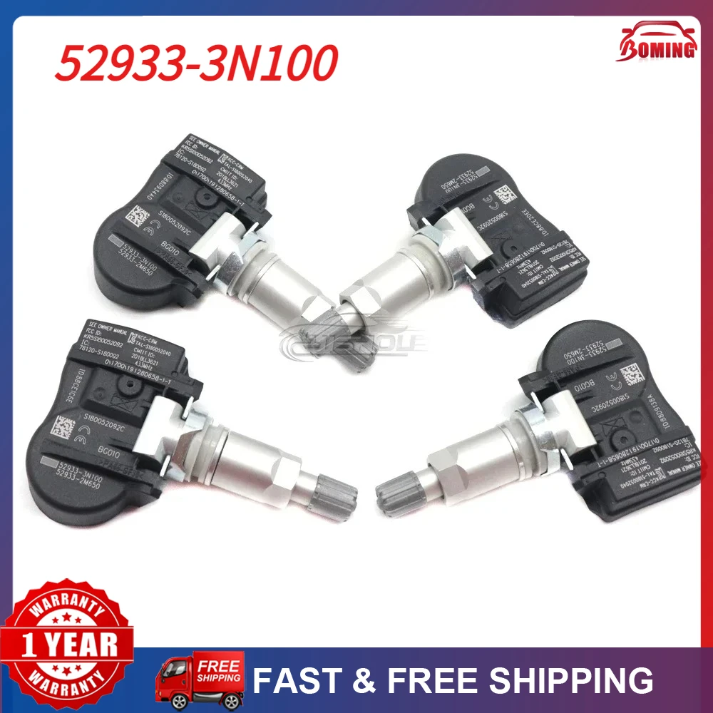 1/4PCS Car TPMS Tire Pressure Sensor 433MHz 52933-3N100 52933-2J100 For Hyundai Elantra GT Equus Kia Cadenza Carens Kia K2 K4
1/4PCS Car TPMS Tire Pressure Sensor 433MHz 52933-3N100 52933-2J100 For Hyundai Elantra GT Equus Kia Cadenza Carens Kia K2 K4
