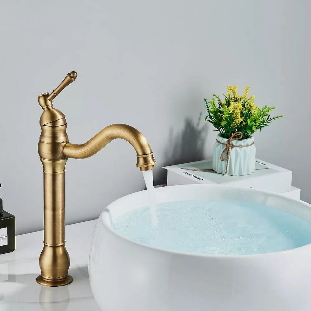 Antique Brass Bathroom Kitchen Basin Sink Faucet Mixer Tap Swivel Spout Single Handle One Hole Deck Mounted mnf301
Antique Brass Bathroom Kitchen Basin Sink Faucet Mixer Tap Swivel Spout Single Handle One Hole Deck Mounted mnf301