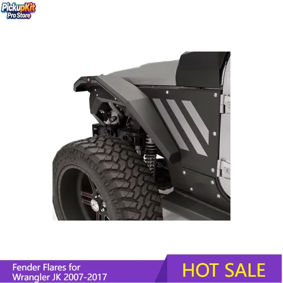 Hot Sale High Quality Fab Fours Style Armor Front Rear Fender Flares for Wrangler JK 2007-2017
Hot Sale High Quality Fab Fours Style Armor Front Rear Fender Flares for Wrangler JK 2007-2017