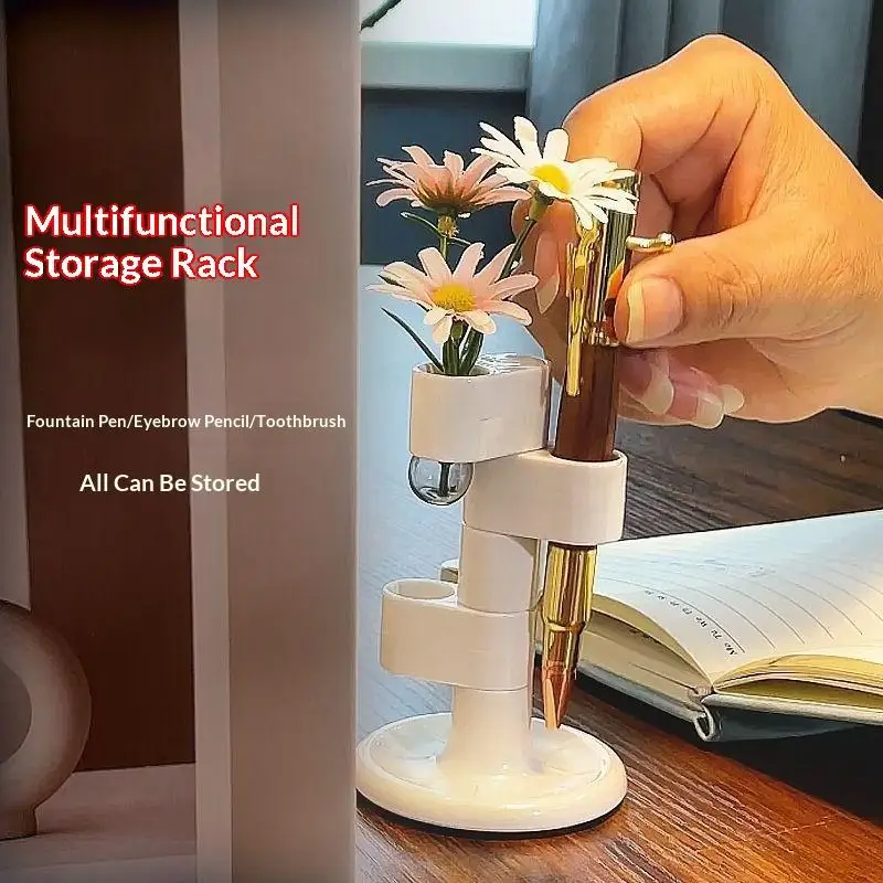 Hot Sale Rotating Toothbrush Holder Bathroom Desktop Toothbrush Storage Rack Makeup Brush Pen Organizers
Hot Sale Rotating Toothbrush Holder Bathroom Desktop Toothbrush Storage Rack Makeup Brush Pen Organizers