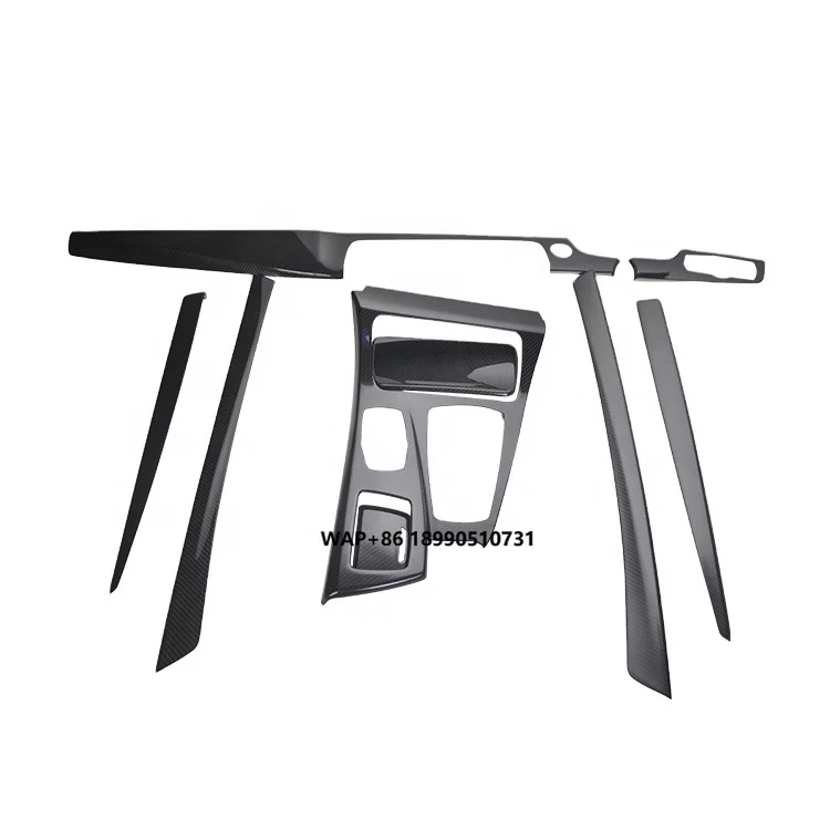 Real Dry Carbon Fiber Interior Trims for F10 5 Series Luxury Dashboard Cover for Left Hand Drive 2011-2017 Cars Comes Tape
Real Dry Carbon Fiber Interior Trims for F10 5 Series Luxury Dashboard Cover for Left Hand Drive 2011-2017 Cars Comes Tape