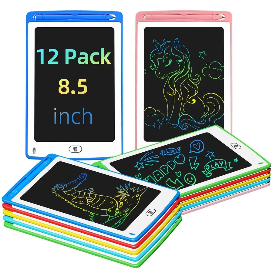 Favor LCD Writing Tablet for Kids, 8.5 Inch Colorful Doodle Board Drawing Tablet, Educational Learning Toys Birthday Gifts for B
Favor LCD Writing Tablet for Kids, 8.5 Inch Colorful Doodle Board Drawing Tablet, Educational Learning Toys Birthday Gifts for B