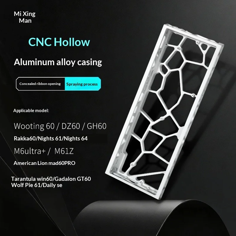 Полый алюминиевый корпус для клавиатуры с порошковым напылением, на заказ, для Mad60 Pro/Win60/EV63/Wooting60 V2/Rakka, аксессуары для клавиатур
Полый алюминиевый корпус для клавиатуры с порошковым напылением, на заказ, для Mad60 Pro/Win60/EV63/Wooting60 V2/Rakka, аксессуары для клавиатур