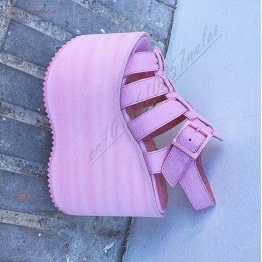 Women Summer Festival Club Green Sandals Wedges High Heel Super Thickness Platform Ankle Buckle Heels Vacation Open Toe Shoes
Women Summer Festival Club Green Sandals Wedges High Heel Super Thickness Platform Ankle Buckle Heels Vacation Open Toe Shoes