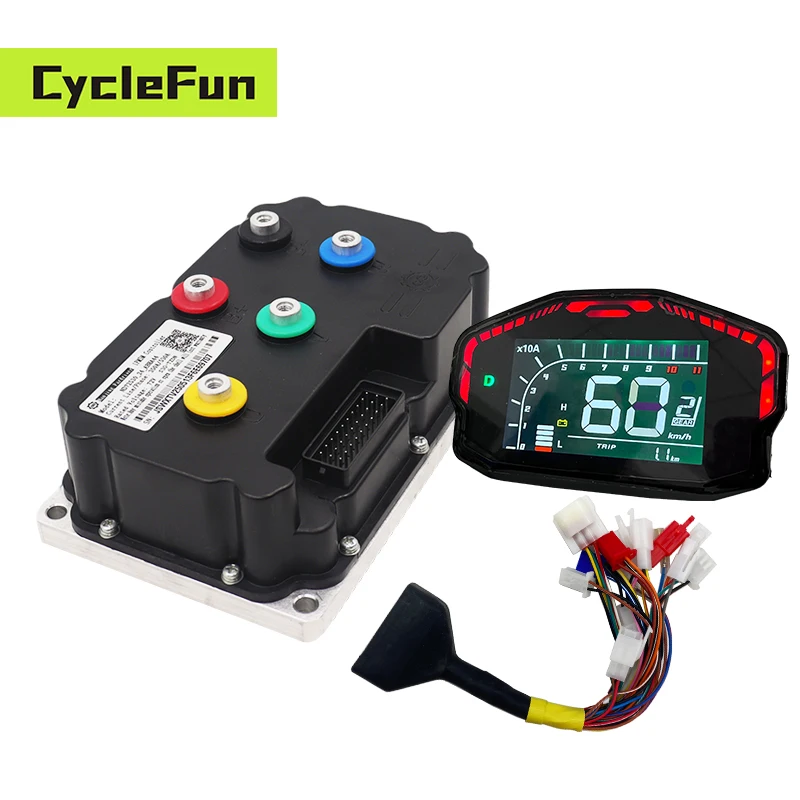 FarDriver ND72300 48V-72V 100A 2KW-3KW With DKD Display Motor Controller Kit For Electric Scooter Electric Bike Hub Motor
FarDriver ND72300 48V-72V 100A 2KW-3KW With DKD Display Motor Controller Kit For Electric Scooter Electric Bike Hub Motor