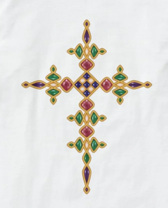 Traditional Ethiopian Jems and Gold Cross T-Shirt. Summer Cotton Short Sleeve O-Neck Mens T Shirt New S-3XL
Traditional Ethiopian Jems and Gold Cross T-Shirt. Summer Cotton Short Sleeve O-Neck Mens T Shirt New S-3XL