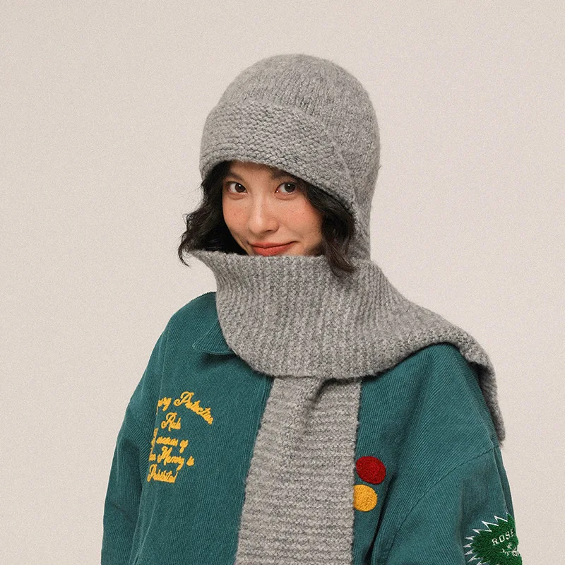 Корейский стиль Ins, простой вязаный шарф с капюшоном, модная защита ушей, мягкий удобный женский шарф, 2026, новый шарф для пары, шапка
Корейский стиль Ins, простой вязаный шарф с капюшоном, модная защита ушей, мягкий удобный женский шарф, 2026, новый шарф для пары, шапка