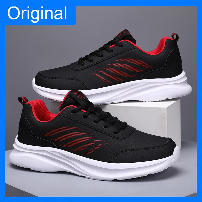 Men Sports Shoes Light Fashionable Comfortable Versatile Leather Casual Fitness Shoes Shock-absorbing Anti Slip Running Shoes
Men Sports Shoes Light Fashionable Comfortable Versatile Leather Casual Fitness Shoes Shock-absorbing Anti Slip Running Shoes