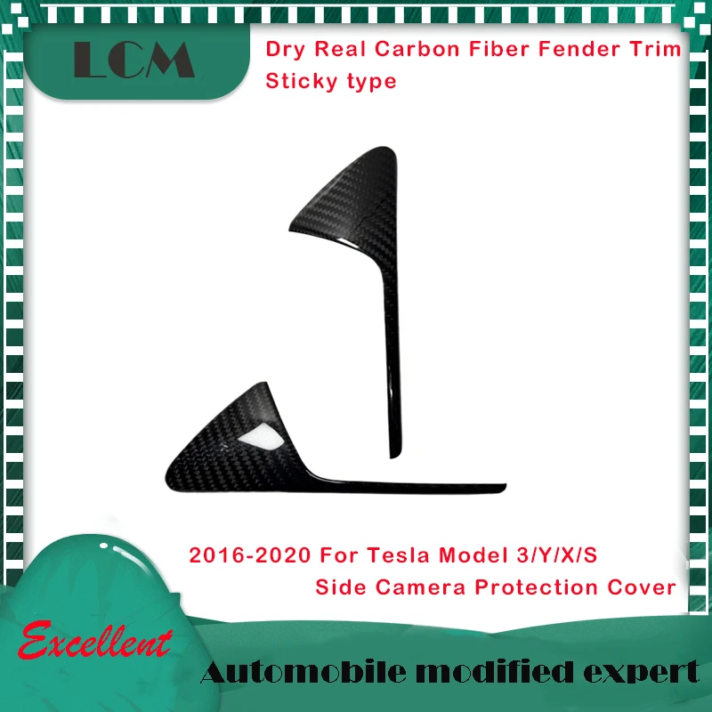 2016-2020 для Tesla Model 3/Y/X/S, защитная крышка для боковой камеры, накладка на крыло из настоящего углеродного волокна, аксессуары для модификации автомобиля
2016-2020 для Tesla Model 3/Y/X/S, защитная крышка для боковой камеры, накладка на крыло из настоящего углеродного волокна, аксессуары для модификации автомобиля
