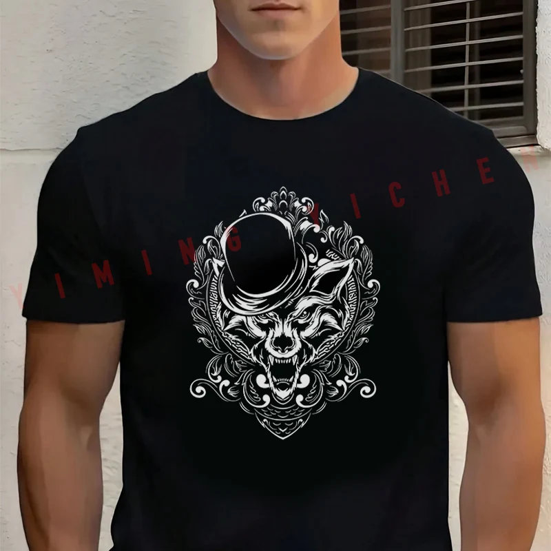 Men's Summer Cotton T-shirt Magician Wolf Funny Graphic Motorcycle Tee Casual Short-sleeve Motorbike Cycling Top
Men's Summer Cotton T-shirt Magician Wolf Funny Graphic Motorcycle Tee Casual Short-sleeve Motorbike Cycling Top
