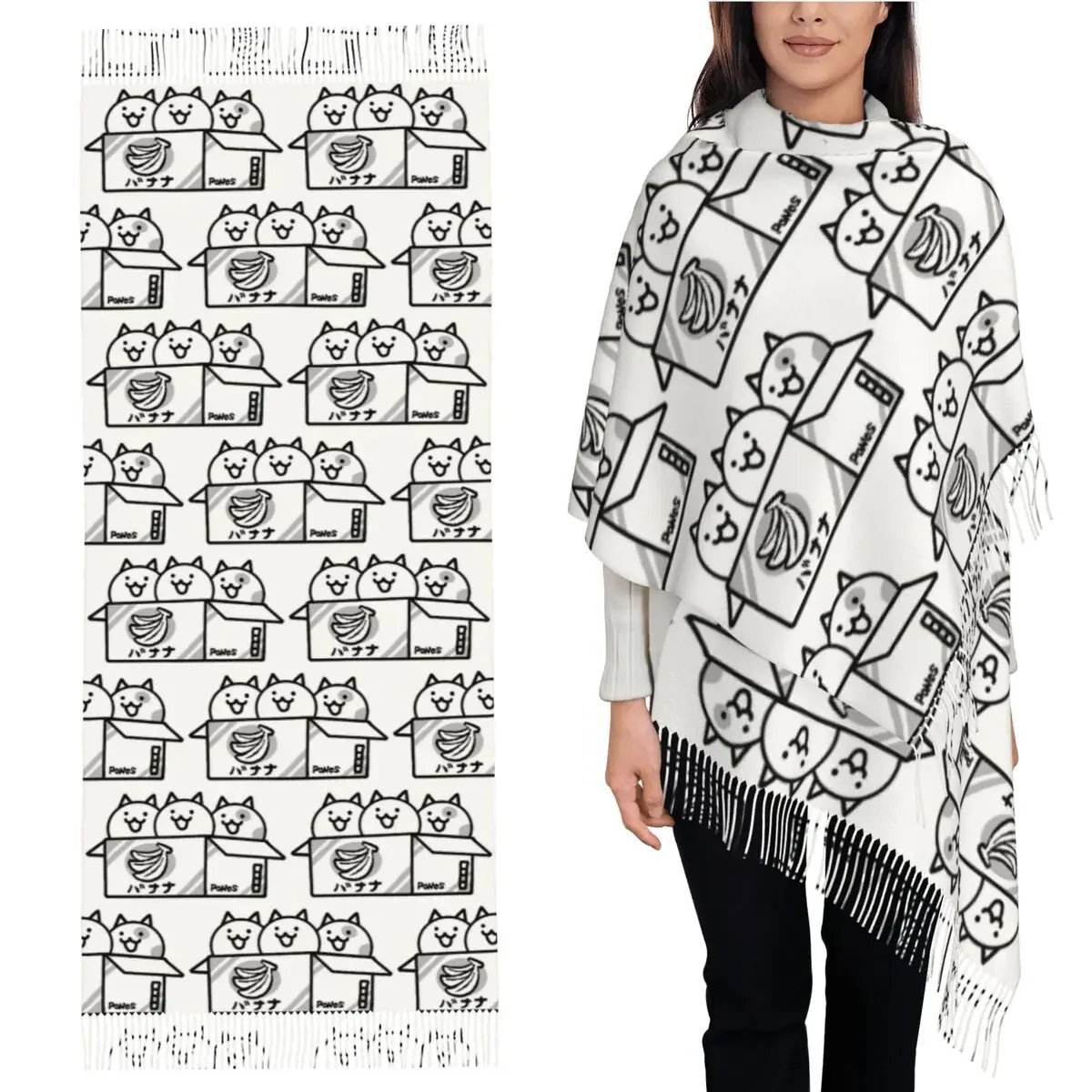 Шарф с кисточками для женщин, мягкие теплые шали и накидки, большая осенне-зимняя шаль
Шарф с кисточками для женщин, мягкие теплые шали и накидки, большая осенне-зимняя шаль