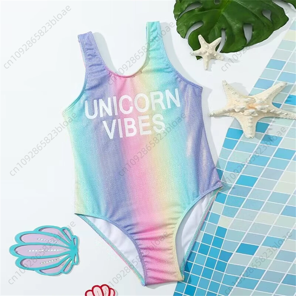 Young Girls One-Piece Swimsuit Unicorn Rainbow Gradient 3D Print Children's Swimsuit Leisure Vacation Beach Children's Swimsuit
Young Girls One-Piece Swimsuit Unicorn Rainbow Gradient 3D Print Children's Swimsuit Leisure Vacation Beach Children's Swimsuit