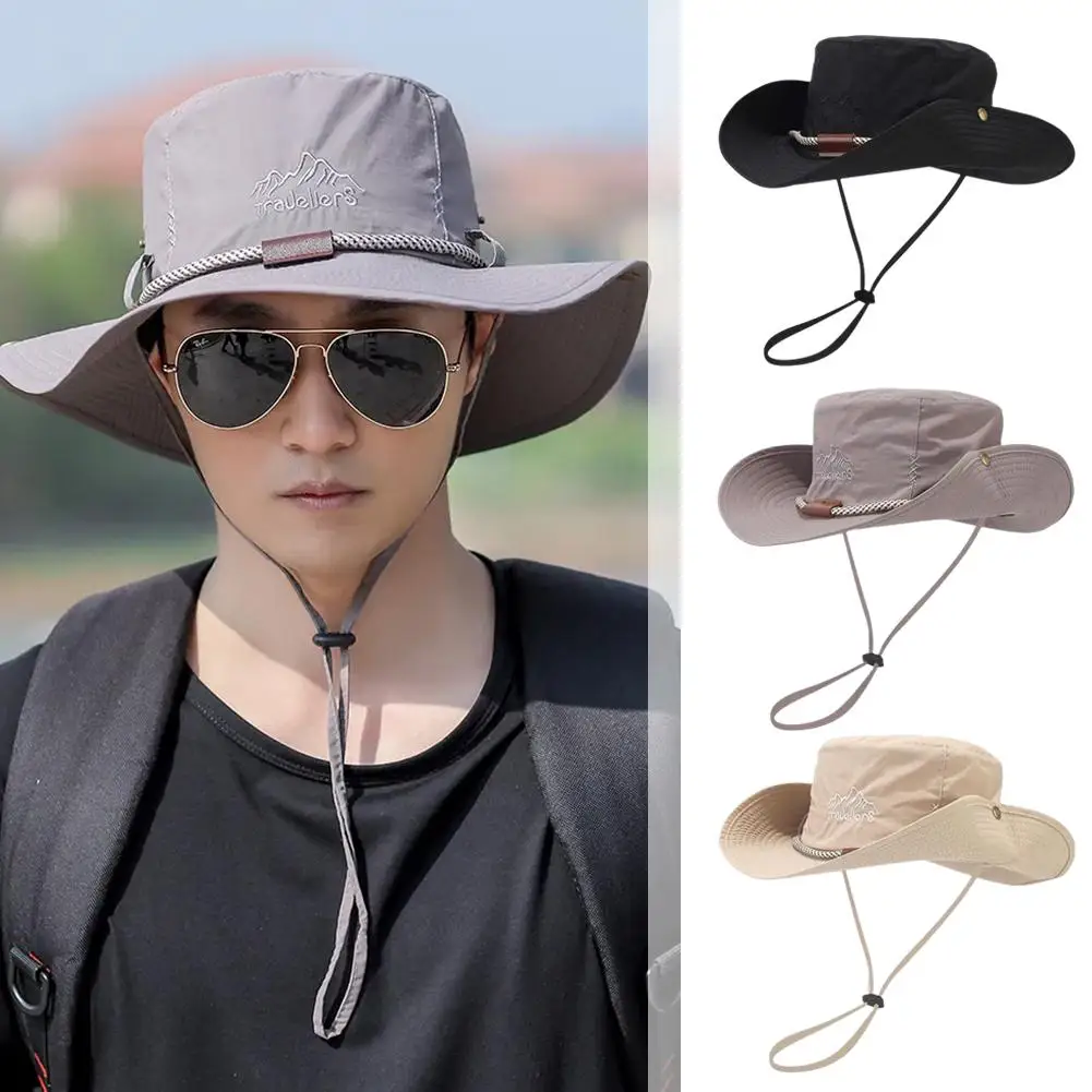 Summer Bucket Hat Quick-drying Windproof Waterproof Wide Adjustable Men Outdoor Breathable Sunscreen Brim Cap T6D4
Summer Bucket Hat Quick-drying Windproof Waterproof Wide Adjustable Men Outdoor Breathable Sunscreen Brim Cap T6D4