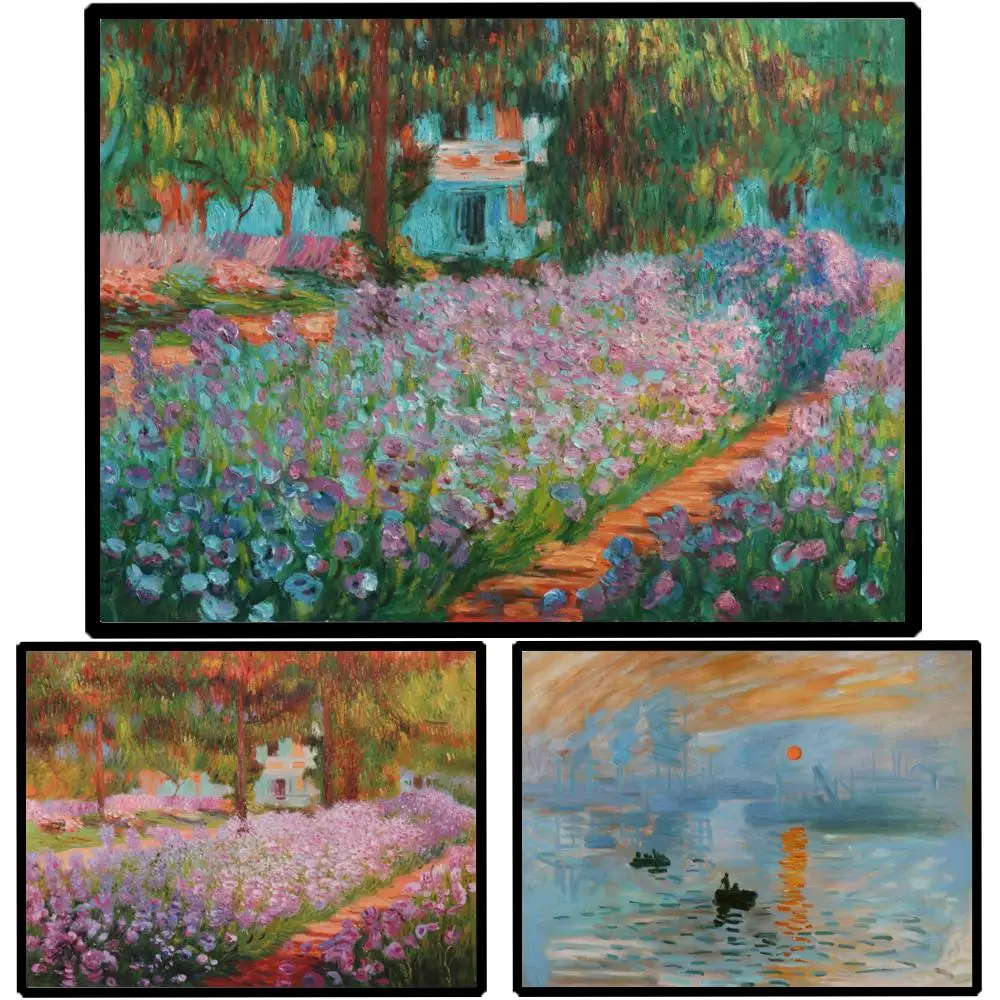 Handmade Oil Painting Claude Monet Irises in Garden Canvas Picture Reproduction Japanese Bridge Art for Hallway Wall Decor
Handmade Oil Painting Claude Monet Irises in Garden Canvas Picture Reproduction Japanese Bridge Art for Hallway Wall Decor