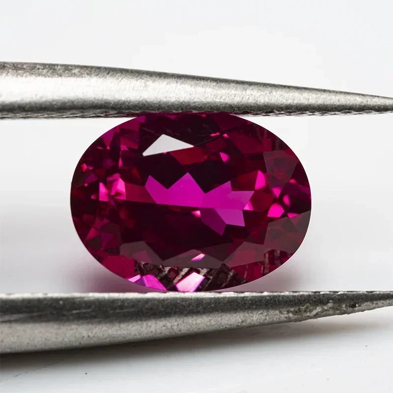 NEW Lab Grown Ruby Rubellite Color Oval Shape VVS1 Stone For Charms Diy Jewelry Making Earrings Bracelet Selectable AGL Certific
NEW Lab Grown Ruby Rubellite Color Oval Shape VVS1 Stone For Charms Diy Jewelry Making Earrings Bracelet Selectable AGL Certific