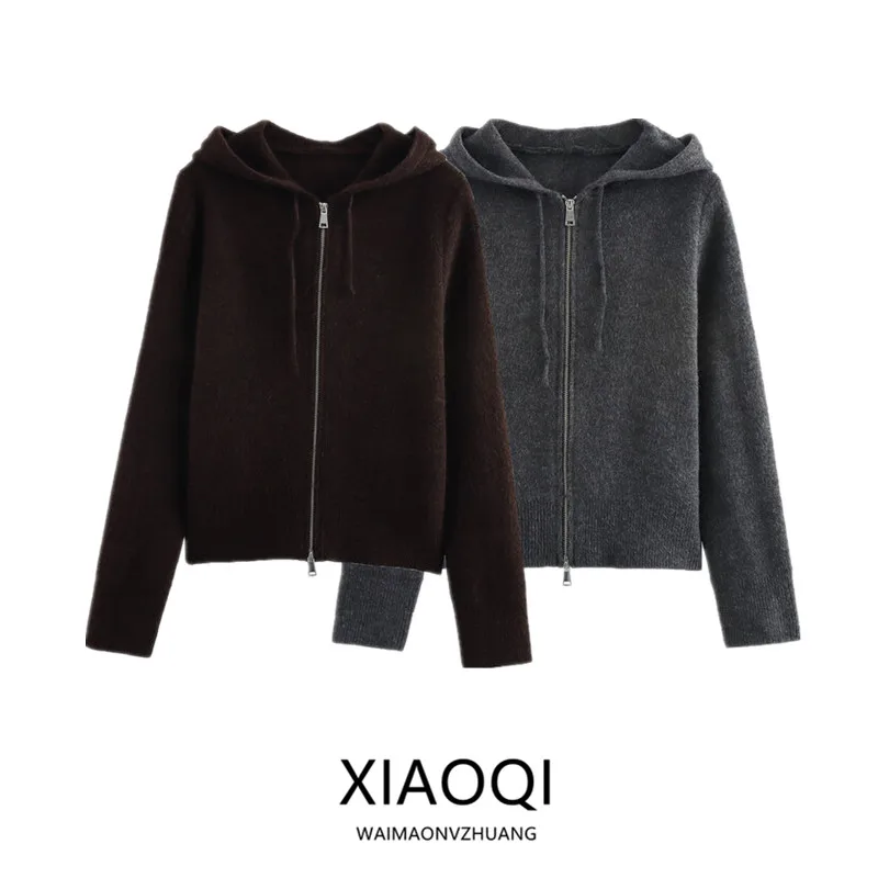 Spring 2025 Women's Faion Hooded Long Sve Flat Knit Sweatirt Simple Versatile New Arrival Commute Sle Regular Length
Spring 2025 Women's Faion Hooded Long Sve Flat Knit Sweatirt Simple Versatile New Arrival Commute Sle Regular Length