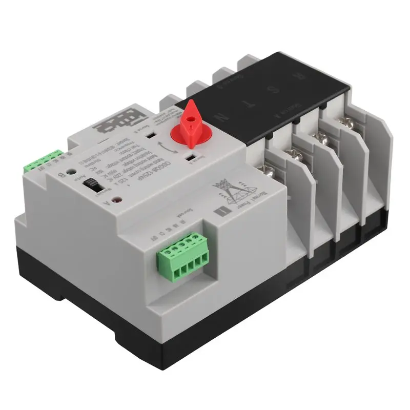 SYW-автоматические резервные переключатели 2P 125A AC220V однофазная DIN-рейка ATS двойной мощности бесперебойный электрический селектор 
SYW-автоматические резервные переключатели 2P 125A AC220V однофазная DIN-рейка ATS двойной мощности бесперебойный электрический селектор